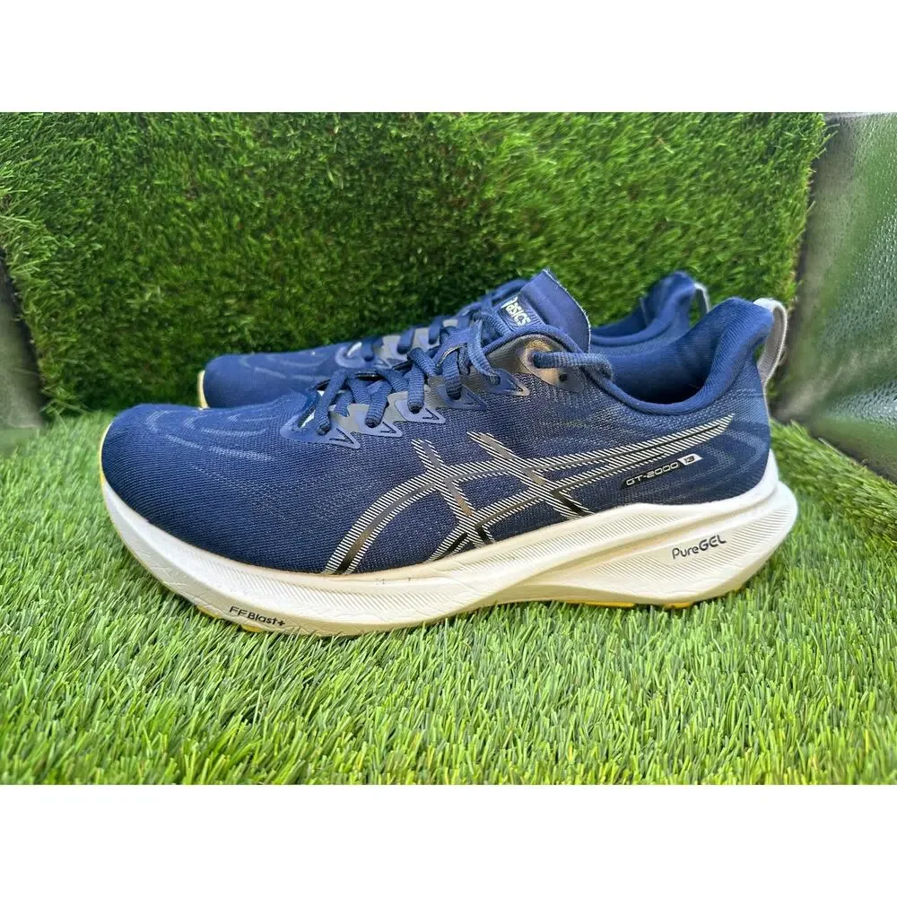 Asics GT-2000 13 1011B862 Athletic Sneaker Mens 9.5 Blue Jacquard Sports Running